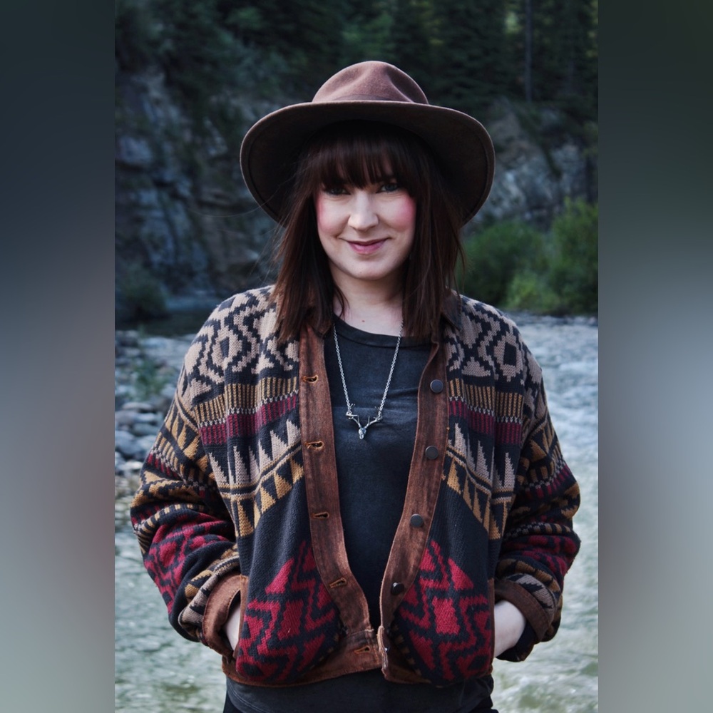Free People We The Free Lakeside crochet denim sweater Jacket - Picture 2 of 16